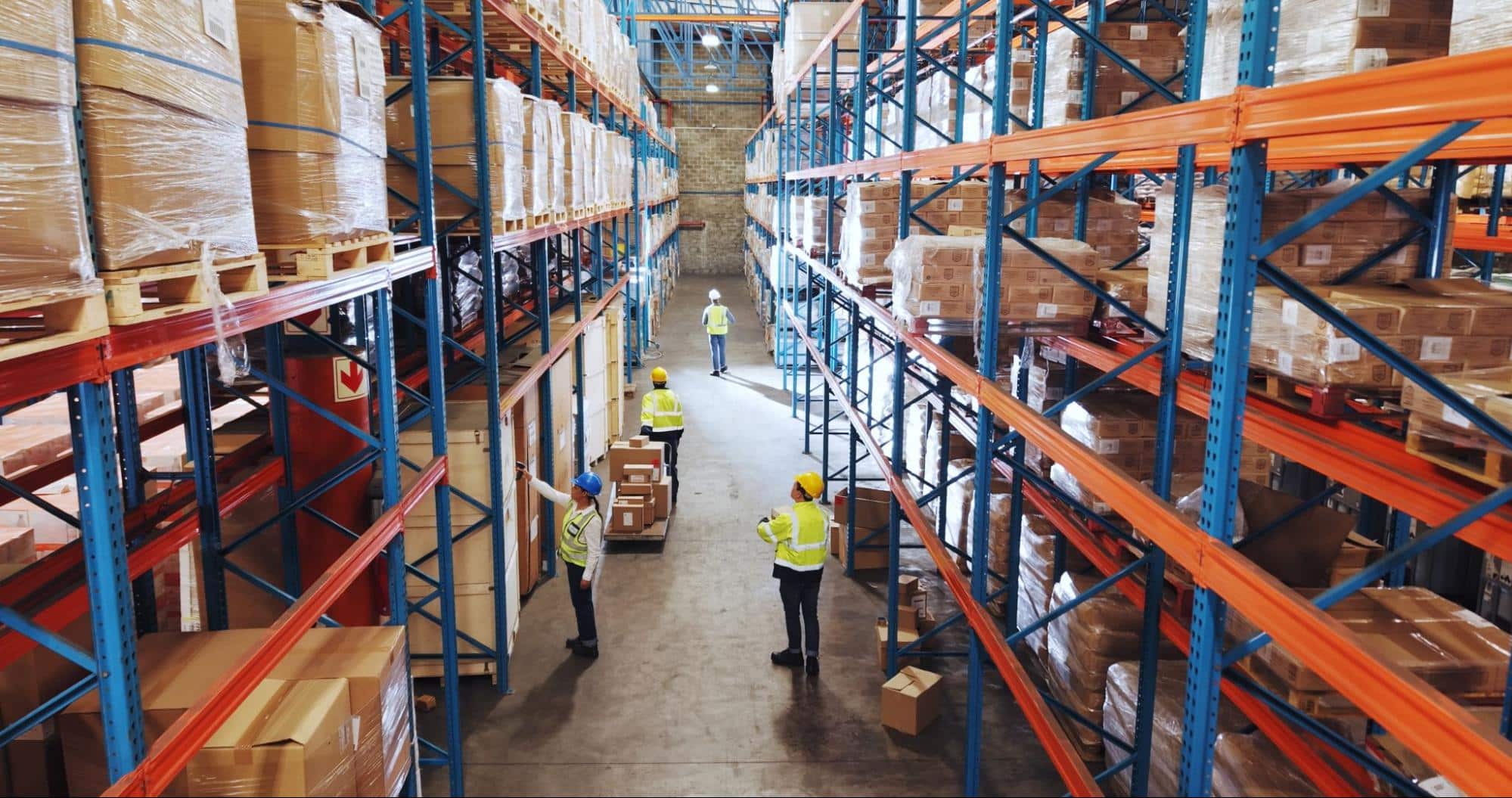 A large warehouse is clean and free from pests.